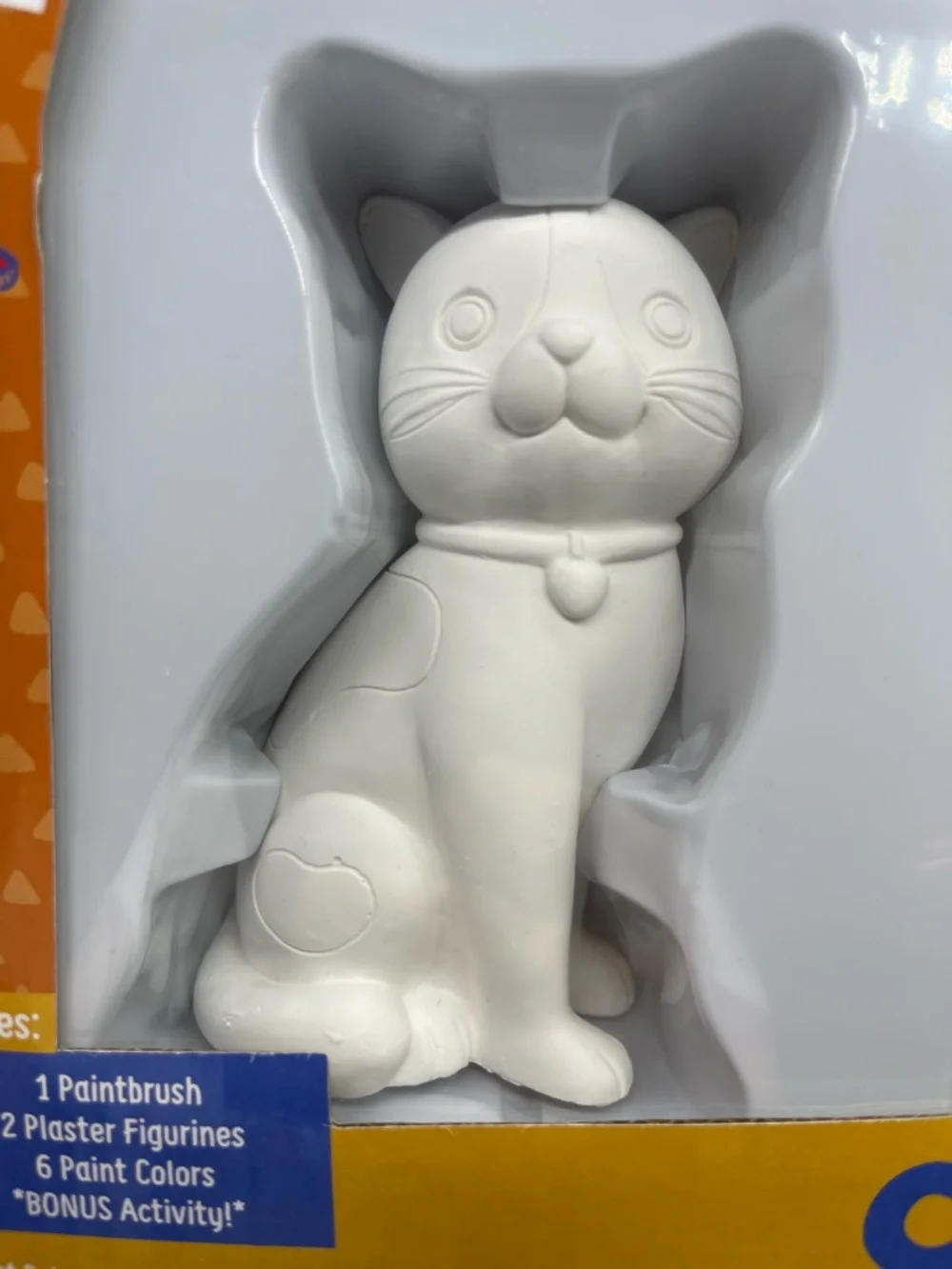 Highlights Paint Your Own Cat & Dog Plaster Figurines - White